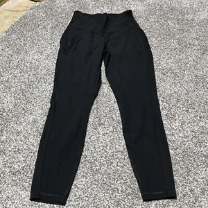 Old Navy Women Pants Small Black Nylon / Polyester Fitted Activewear Leggings ** - Picture 1 of 8