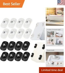 16 Pcs Self-Adhesive 360° Swivel Caster Wheels for Kitchen Appliances & Furni... - Picture 1 of 9