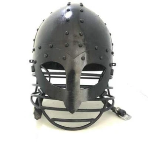 Viking 16 Gage Helmet Reenactment Ancient Replica Armor Steel Viking Helmet Gift - Picture 1 of 4