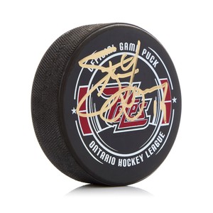 Steve Yzerman Peterborough Petes Autographed OHL Game Puck