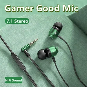 Kabelgebundene Ohrhörer Gaming HiFi Bass Stereo 3,5 mm Typ C Ohrhörer für Telefon Computer - Bild 1 von 29