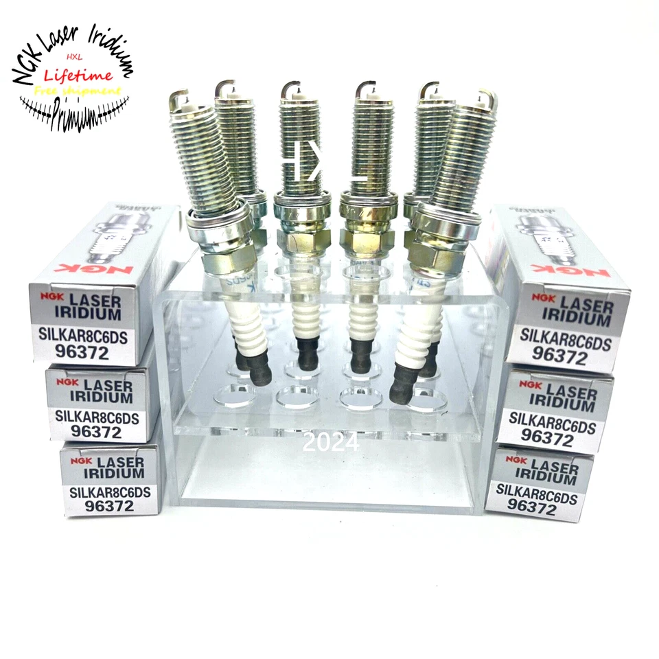 Bujías NGK 6 x 96372 (láser iridio) para Maserati Ghibli 3,0 L 2014-2020 Foto 1 de 1