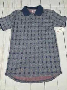 LuLaRoe Bud Polo Golf Shirt, Size Small (NWT Patriotic Stars Blue Red Checkered) - Picture 1 of 4