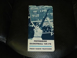 1969 1970 PEPPERDINE COLLEGE BASKETBALL MEDIA GUIDE EX -MINT - Bild 1 von 1