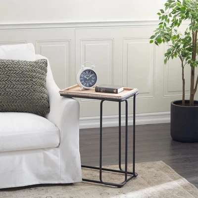 Mesa de centro industrial cerâmica branca 26 x 20 x 13 - 20 x 13 branca 20 x 13 x 26 - Imagem 1 de 4