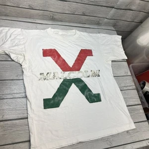 Vintage Malcolm X T Shirt Single Stitch Size Medium? READ - Picture 1 of 13