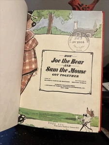 How Joe the Bear and Sam the Mouse Got Together First Edition HC 1965 - Picture 1 of 10