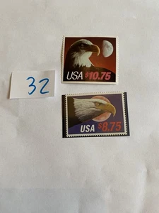 USA 85' And 88' Eagle Air Mail Stamps - Picture 1 of 3