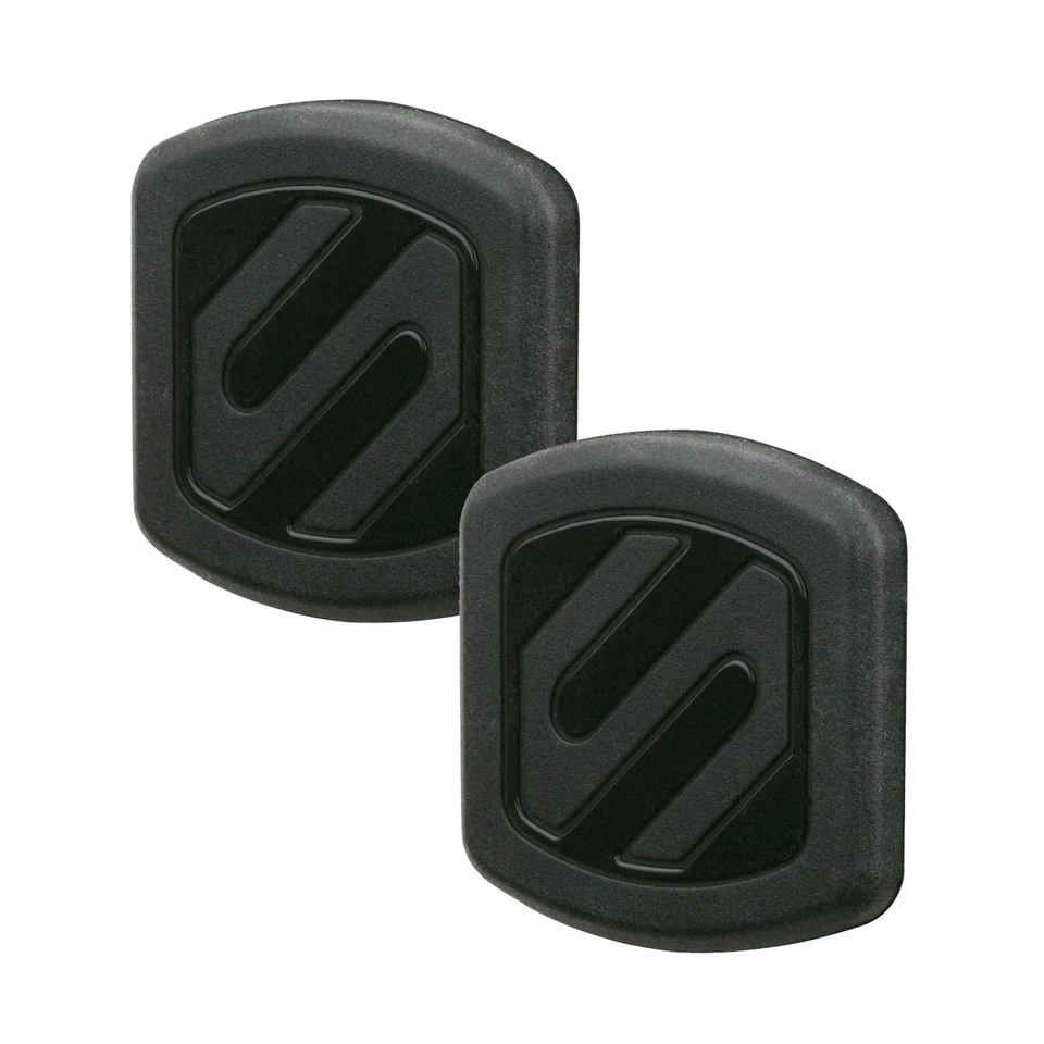 Paquete de 2 soportes magnéticos para tablero de instrumentos portátiles negros para teléfono Scosche Foto 1 de 4