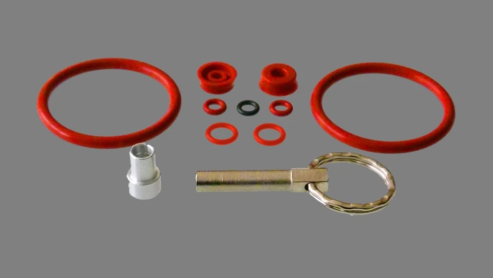 Punta a testa ovale / bit / chiave con guarnizioni / tappo in alluminio adatto per Jura Impressa - Immagine 1 di 1