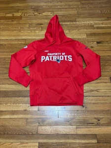 Nike New England Patriots Herren Hoodie Sweatshirt Gr. Small Rot Dri-Fit Pullover - Bild 1 von 7