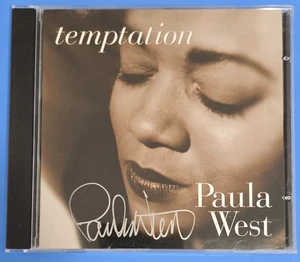 Paula West – Temptation (CD, 1997) Signed St. Louis Contemporary Jazz - Picture 1 of 4