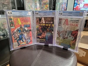 A-Team Complete Series 1-3. #1 CGC 9.4, #2 CGC 9.4, #3 CGC 9.6 Marvel Comics - Picture 1 of 4