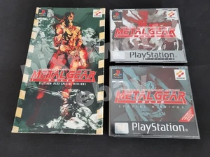 Metal Gear Solid + Special Missions Platinum Long Double Pack Box Kojima RARE - Bild 1 von 9