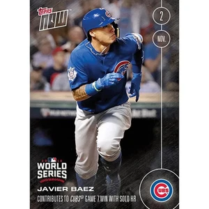2016 Topps NOW Trading Card MLB Chicago Cubs Javier Baez #657 - Picture 1 of 2