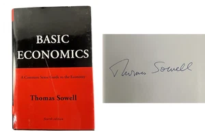 Thomas Sowell ~ Signed Autographed Basic Economics Hardcover Book - Picture 1 of 12