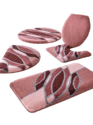 Kleine Wolke Badvorleger Badmatte 80 cm Ø - Badeteppich rose Gr. 7 NEU - Bild 1 von 2