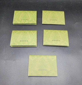 Authentic Gucci  Envelope Card Receipt Holder Lot (5) - Picture 1 of 8
