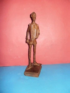 Vintage Don Quixote Wooden Figurine – Hand Carved Olive Wood, Spain, 25 cm - Picture 1 of 20