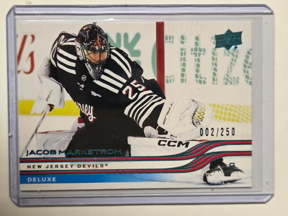Jacob Markstrom Deluxe 2/250 2025-26 Upper Deck Series 1 - Image 1 of 1