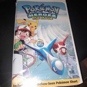 Pokémon Heroes The Movie VHS Tape 2003 - Foto 1 di 7