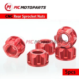 CNC Rear Sprocket Nut Parts Set For MV Agusta  Brutale 800 Rosso 2020 - Picture 1 of 3