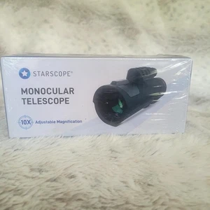 STARSCOPE Monocular Telescope 10X Adjustable Magnification - Picture 1 of 4