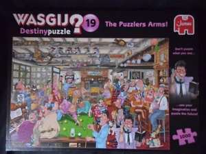 Jumbo Wasgij 1000 piece puzzle "The Puzzlers Arms" by J Alexander - Complete - Picture 1 of 6