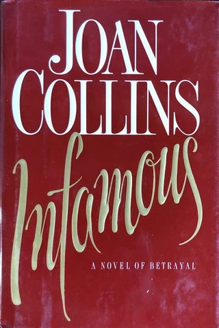 Joan Collins-Signed Hardbound Book Cover