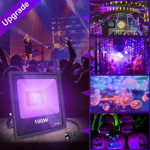 100W LED UV Bar Black Light Disco Stage Bulb DJ Party Christmas Xmas IP66 US - Picture 1 of 12