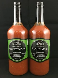 Sweet Blazes Boldelicious Bloody Mary Mix 2 Pack 1L Bottles GLUTEN FREE - Picture 1 of 3