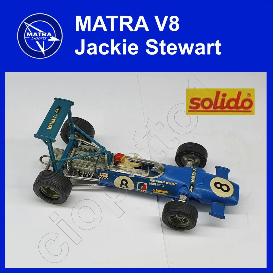 MATRA FORMULA 1 V8 SCALA 1:43 Jackie Stewart - SOLIDO (C092) - Immagine 1 di 4