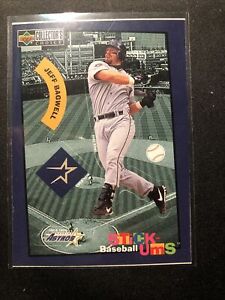 1998 Collector's Choice Stick 'Ums Houston Astros Baseball Card #14 Jeff Bagwell