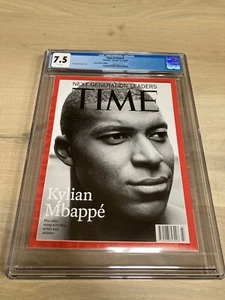 CGC Debut Magazine Kylian Mbappe 2018 Time First Cover new holder Total Pop of 1 - Picture 1 of 7