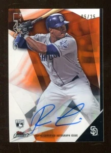 Rymer Liriano 2015 Topps Finest Autographs Auto RC Rookie Orange Padres 41633 - Picture 1 of 1