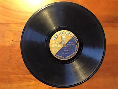 1906 Marconi "Velvet Tone" 78 rpm record - Prince's Military Band, No. 032 - Image 1 of 4