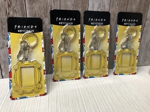4 FRIENDS tv Show Yellow Frame Keychain Bag tag Party Favors FREE SHIPPING - Picture 1 of 5