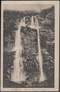 cartolina CHIAVENNA cascata acqua fraggia - Bild 1 von 1