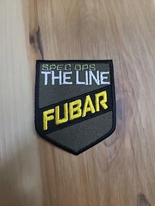 Rare Patch Spec Ops The Line FUBAR 2.5" Embroidered Promotional VIDEO GAME PROMO - Picture 1 of 2