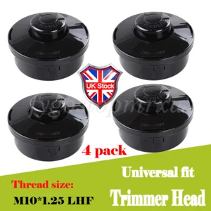 4x Strimmer Bump Feed Line Spool Brush Cutter Grass Replacement Trimmer Head - Picture 1 of 6