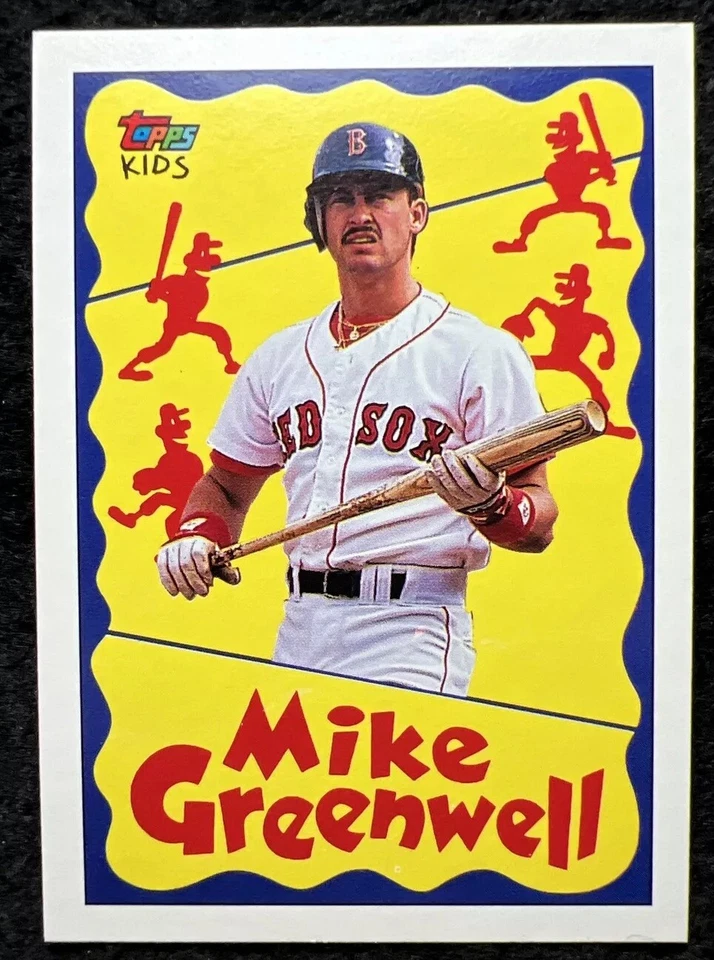 1992 Topps Kids Mike Greenwell Boston Red Sox #69 - Image 1 of 2