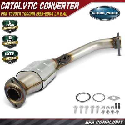 Front Catalytic Converter for Toyota Tacoma 1999 2000 2001 2002 2003 2004 2.4L - Image 1 of 4