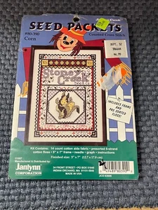 Janlynn Stoney Creek Counted Cross Stitch Kit Seed Packet 80-390 Corn NEW - Picture 1 of 5