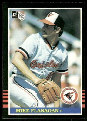 1985 Donruss Mike Flanagan #88 Baltimore Orioles - Image 1 of 2