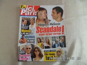ICI PARIS N°3388 8 JUIN 2010 NAGUI MELANIE LAURENCE FERRARI PIERRE ARDITI D81 - Imagen 1 de 1