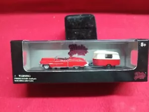 1953 Cadillac Eldorado w/ Caravan Red Malibu International Factory Sealed 1/87 - Picture 1 of 7