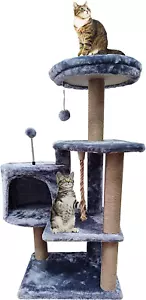 Casas Para Gatos Torres Para Gato Rascador Gatitos Casero Grandes Gimnasio Nuevo - Picture 1 of 7