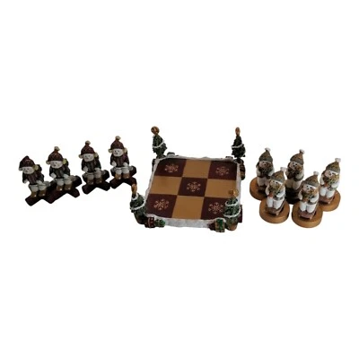Vintage Snowman Noughts and Crosses Christmas Game From Avon - Image 1 of 4