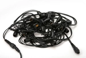 Profi LED Lichterkette Schwarz MK String Lite E14 10m Koppelbares System Outdoor - Bild 1 von 7