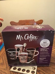 Mister Coffee 4 Mug Set, New - Picture 1 of 6